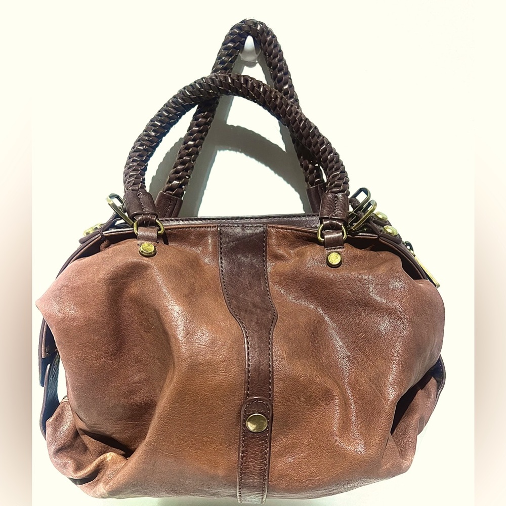 Brown leather Gryson Olivia bag. Shoulder straps are removable. Gently used